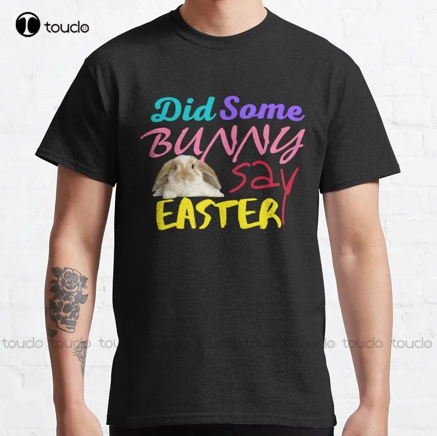 

Забавная Пасхальная классическая мужская футболка с изображением персонажа из мультфильма «сделай какого-то кролика», в стиле «Джей-ди», хип-хоп, уличная одежда в стиле Харадзюку, Новинка