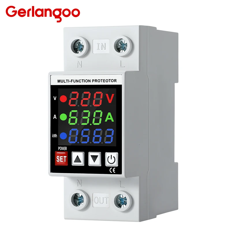 

Реле защиты от перенапряжения Gerlangoo 63А