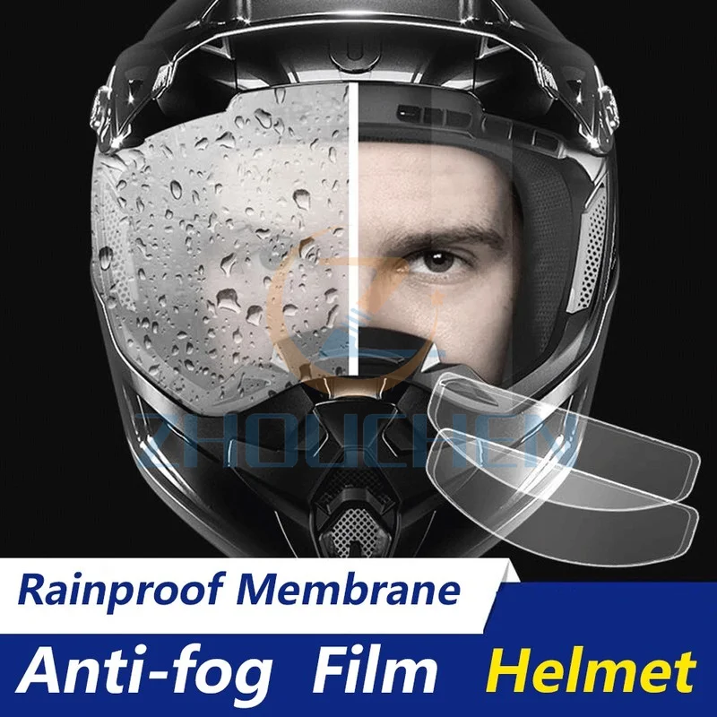 

Motorcycle Helmet Accessories Universal Anti-fog Rainproof Film Casco Moto Nano Coating Sticker Shoei Sissy Capacete Accessory