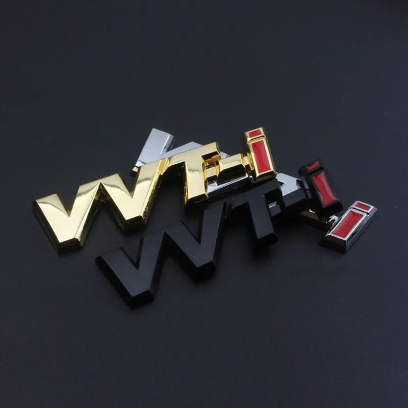Car Sticker Fender Emblem Auto Side Wing Badge Decal For Toyota VVT-i VVTi Logo Camry Corolla Yaris Rav4 Chr Auris Avensis Reiz |