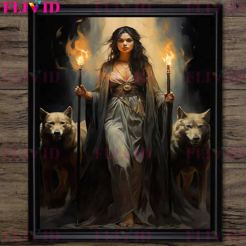 

Винтажная картина скандинавской мифологии