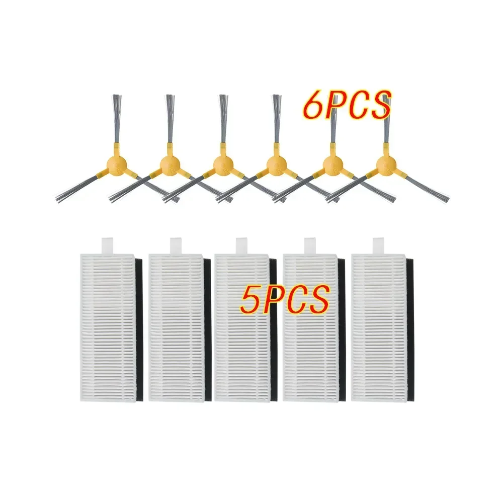 

Боковая щетка + фильтр + швабра + роликовая щетка для Mamibot Exvac660 880, сменный комплект аксессуаров для робота-пылесоса