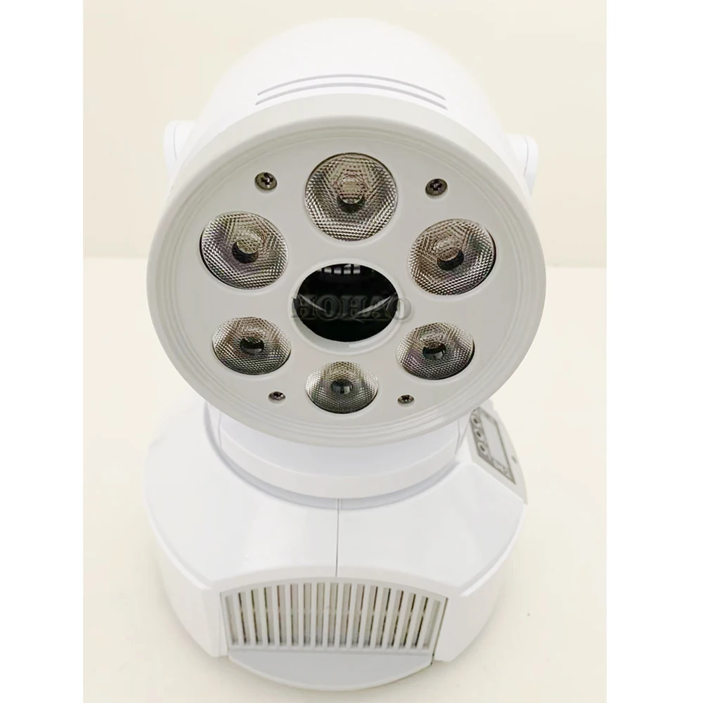 Новинка Белый цвет раковин 120w 2in1 Led движущаяся голова Спот Вашер Гобол свет со 50mw зеленого лазера Сцена Диско Эффект Горячий.