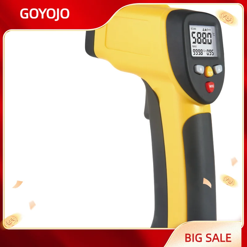 

HT-812 дистанционный Бесконтактный Инфракрасный цифровой термометр