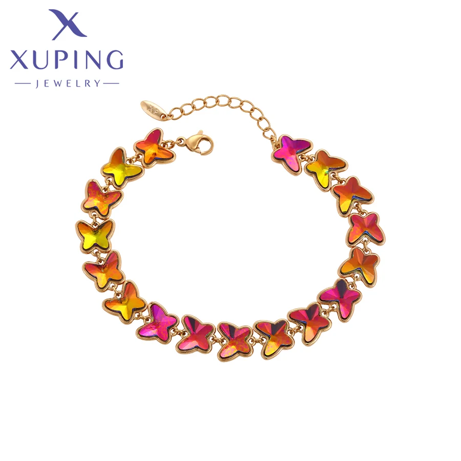 Xuping ювелирные изделия Популярная мода бабочка роскошный стиль Золотой Цвет