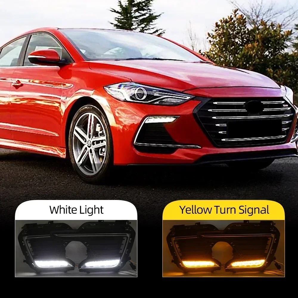 Новый! CSCSNL 2 шт. Автомобильный светодиодный дневной свет DRL для Hyundai Elantra Sport 2017 2018
