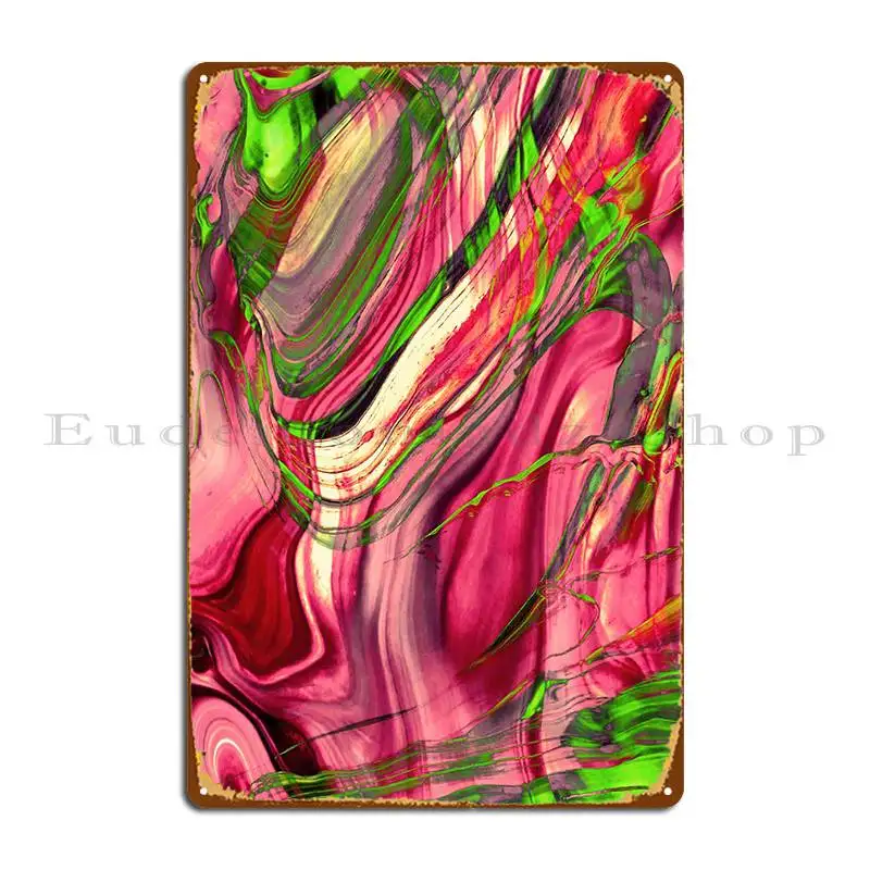 

Абстрактная Красочная картина Захватывающая часть моего металлического плаката, ретро-бар, Настенный декор для кухни