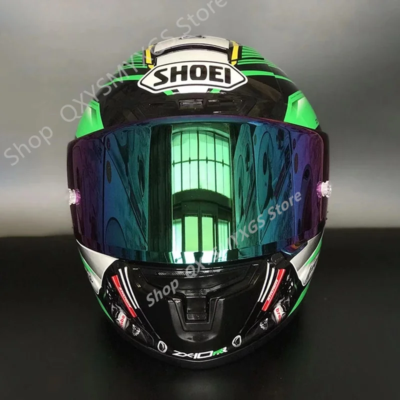 

Шлем на все лицо X-Spirit III, цвет зеленый, X14