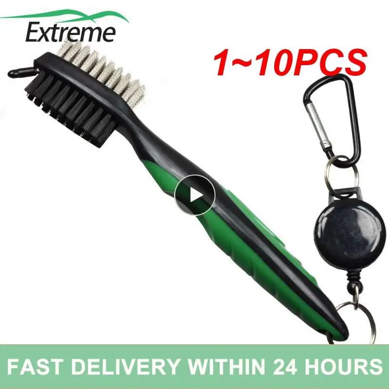 

1~10PCS Golf Club Brush Golf Groove Cleaning Brush 2 Sided Golf Putter Wedge Ball Groove Cleaner Kit Cleaning Tool Gof