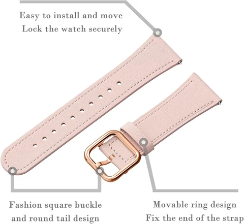 Ремешок кожаный для Samsung Galaxy Watch 5 Band 44 мм 40 мм, цветной браслет для Galaxy watch 5 pro 5 45 мм 20 мм