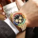 Luxury Top Brand Quartz Watch For Men Full Diamond Colorful Chronograph Military Watches Man Clock Male Wristwatch Reloj Hombre Other Image