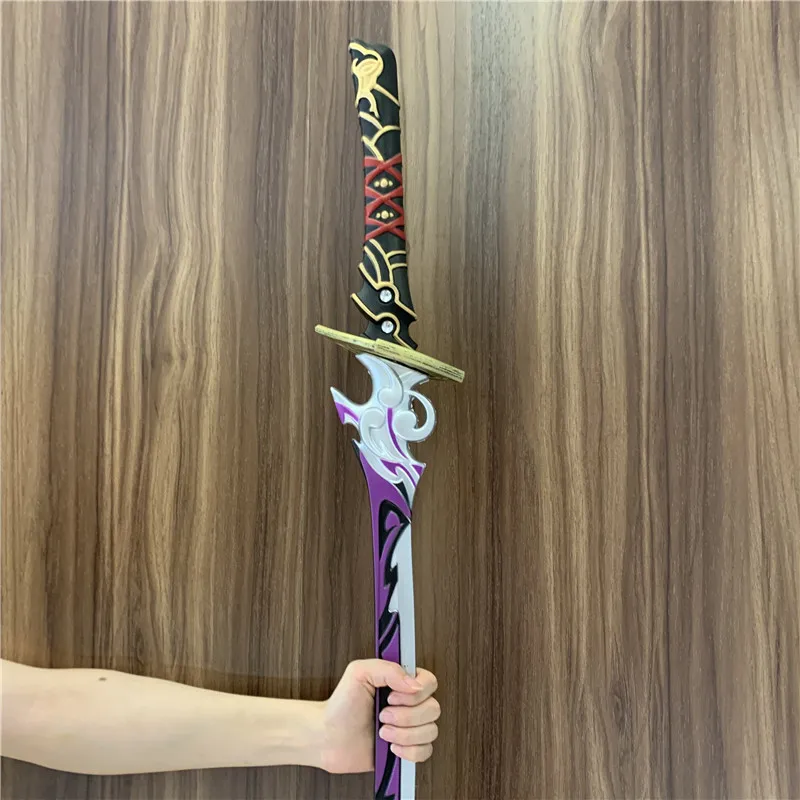 Фото 105 см Raiden Shogun Katana Sword Game Genshin Impact Sword Beelzebul Musou Sword Косплей Оружие Реквизит Безопасность PU Роль Подарок №5