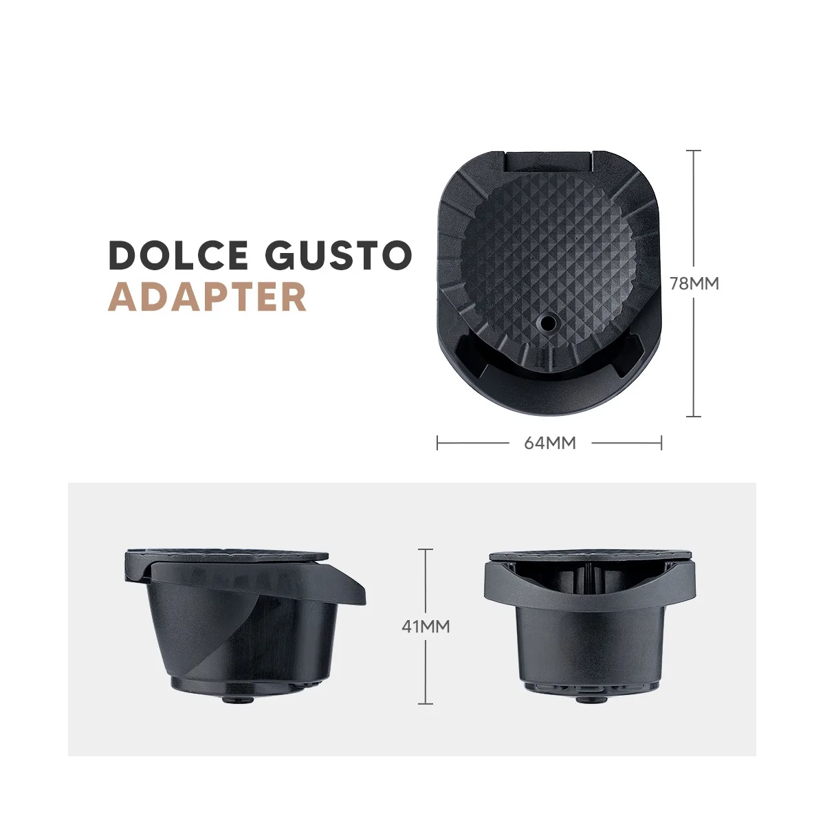 

Капсульный адаптер для капсул Nespresso, преобразователь Dolce Gusto Crema для кофемашины Dolce Gusto маленький Xs Genio 2A