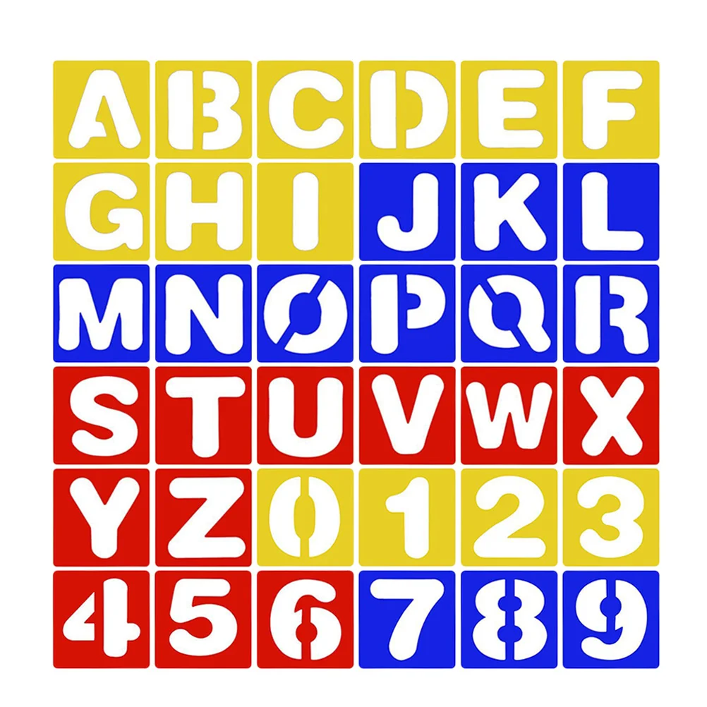 

1pc DIY Painting Templates Hollow Letters Numbers Graffiti Scrapbooking Stencils Templates Crafts for Students