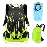 anmeilu waterproof backpack cycling rucksack 20l unisex hiking running hydration pack camping bladder bag with rain cover