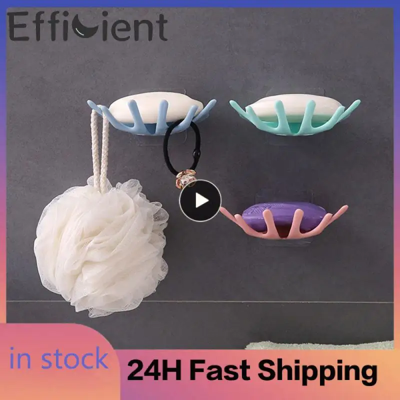 

Strong Durable Wall Hanging Drain Suction Hanging Holder Nail Drill-free Soap Plate Tray Strong Bearing Capacity