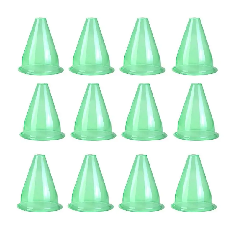 

Reusable Plant Bell Cover Garden Cloche Plant Bell Cloches Plant Protector Cover 12Pcs Freeze Protection Reusable Greenhouse For