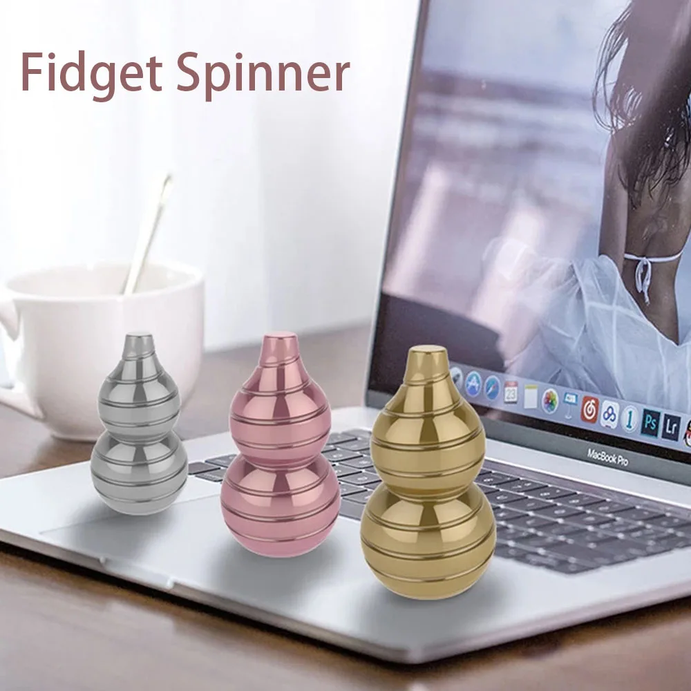 Funny Gourd Metal Fidget Spinner Toys Antistress Adult Hand Spinner Office Rorate Spinning Top Toys Children Decompression Gifts