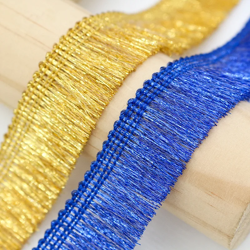 5 ярдов/партия кружевная отделка с бахромой ширина 2 см