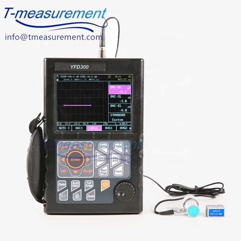 

T-Measurement YFD300 Portable industrial flaw detection equipment Ultrasonic Flaw Detector Welding Testing Equipment UT Machine