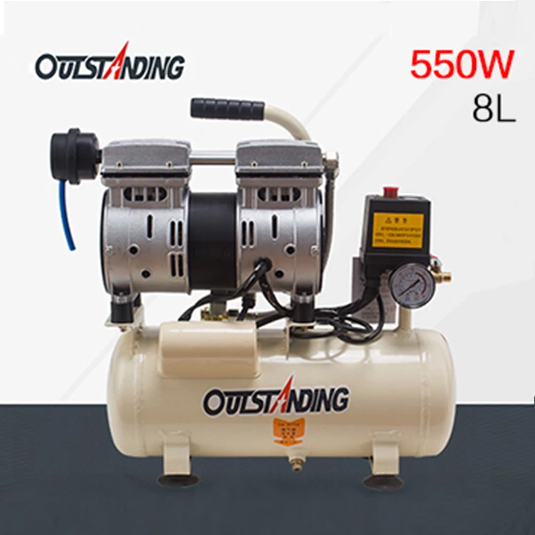 

550W-8L Small medical stabilized air compressor