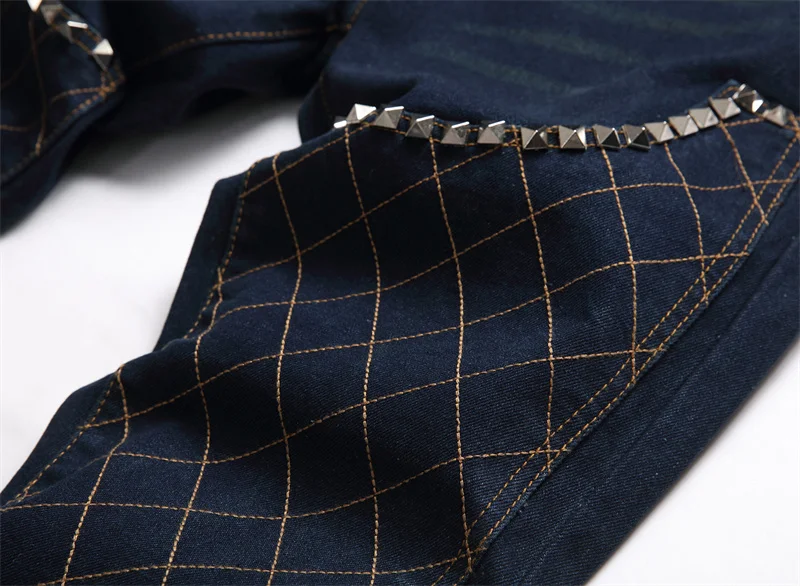 Men's Colorful Graffiti Printed Jeans Y2K Colorful Slim Fit Tapered Elastic Casual Pants Fashion Street Clothing Small Foot Pant