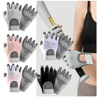 women men weightlifting fitness cycling gym gloves yoga sports non slip high elasticity half finger for cycling fitness