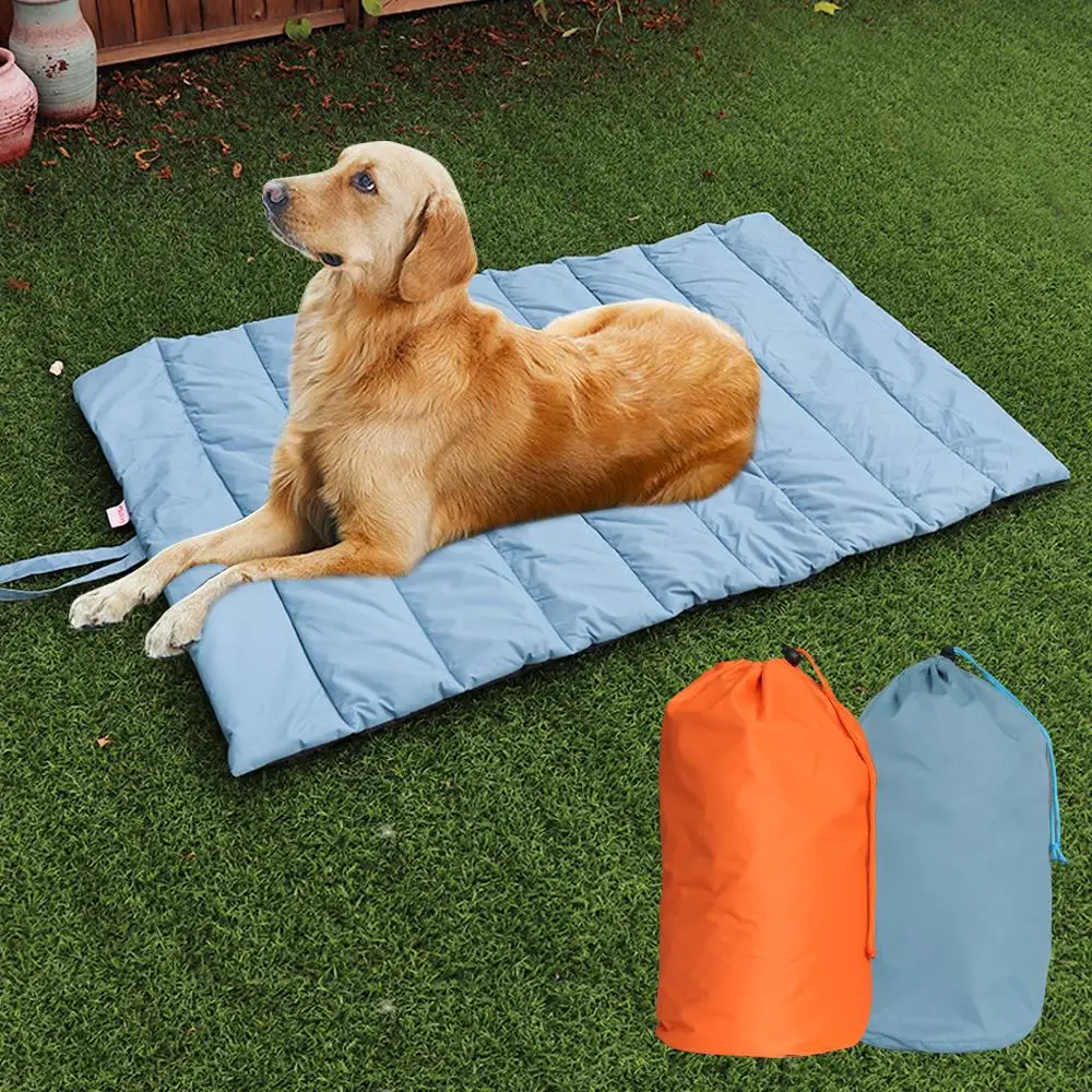 

Foldable Dog Bed Mat Waterproof Pet Cushion Matress Outdoor Dog Sleeping Bed Mats Cover for Small Medium Large Dogs 65x108cm