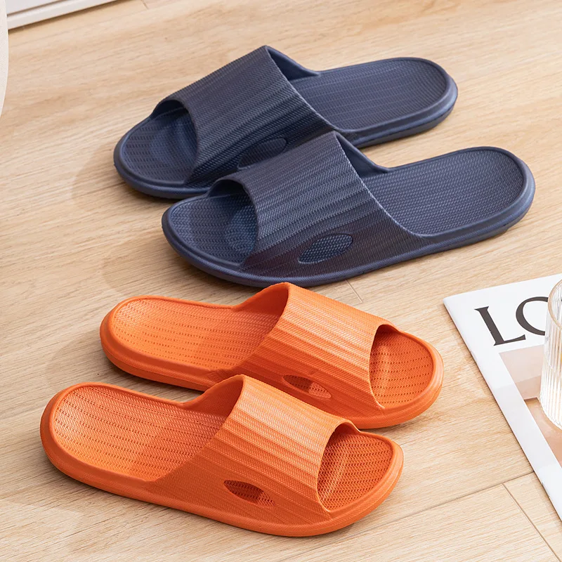 2023 Men Women New Soft  Sole Slides Summer Sandals Couples Slippers Home Non Slip Bathroom Shoe