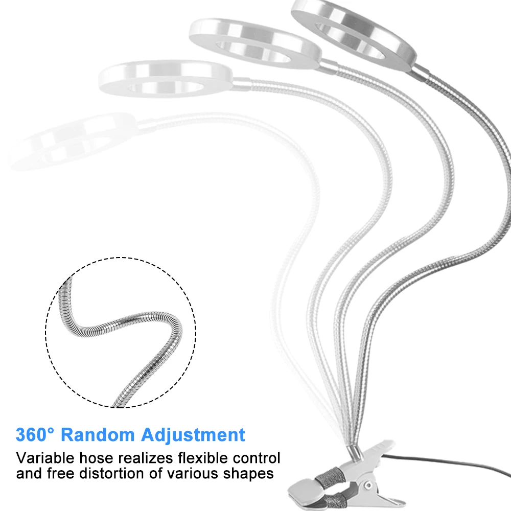 1 шт. светодиодная лампа для макияжа с зажимом | Лампы и освещение