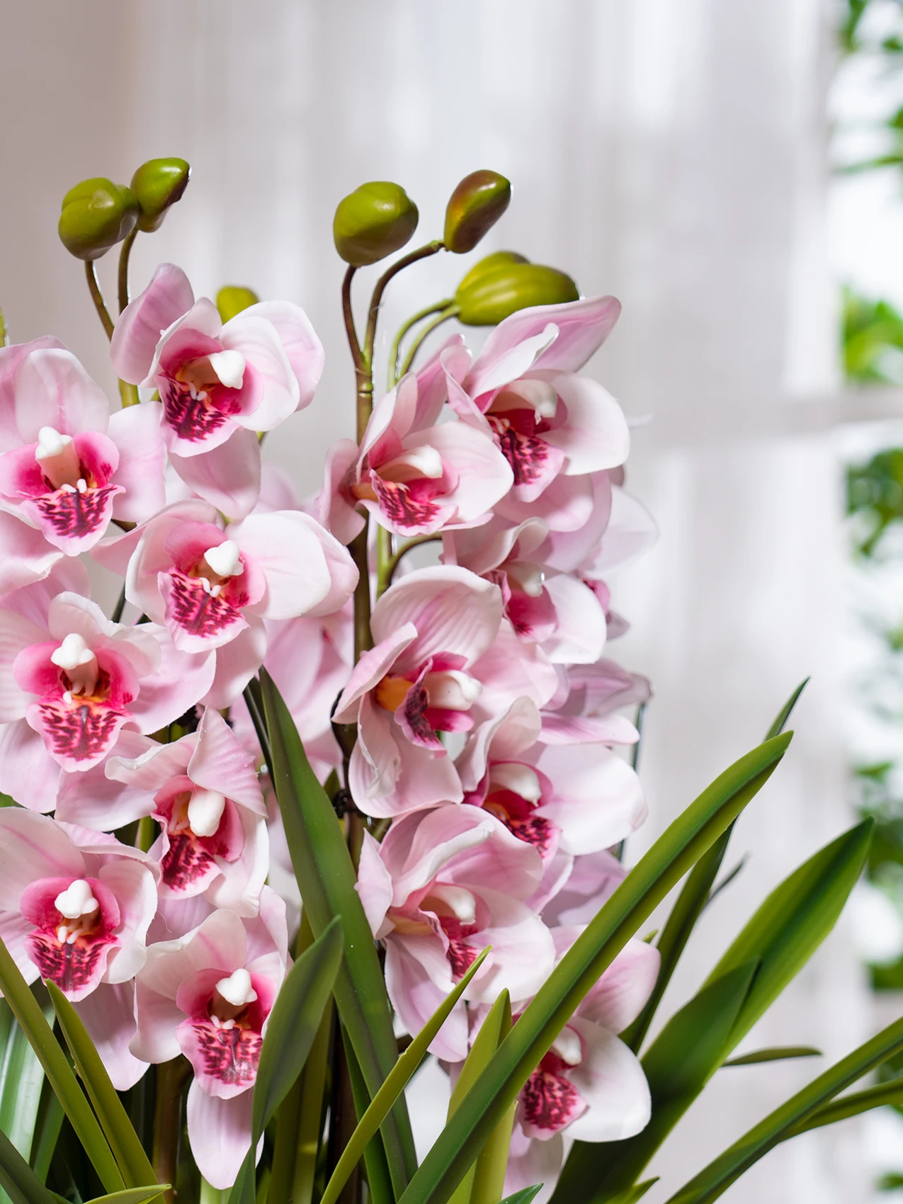 Крупная искусственная композиция из фетра ручной работы пластиковые