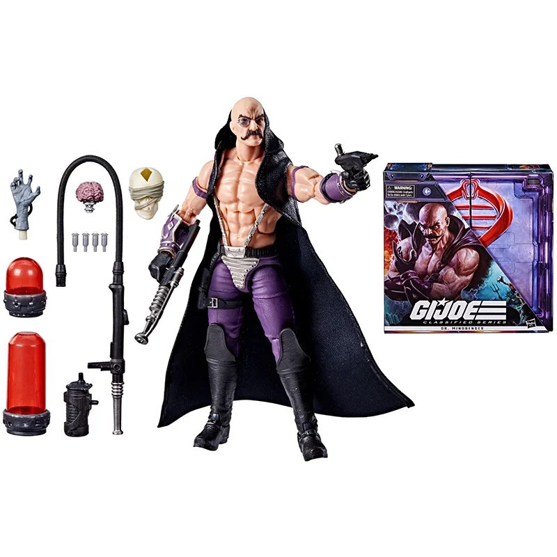 

G. И. Джо Ги классифицированная серия SDCC Deluxe 043 DR. Фигурка героя мультфильма mindbager, коллекционная, подарок для хобби
