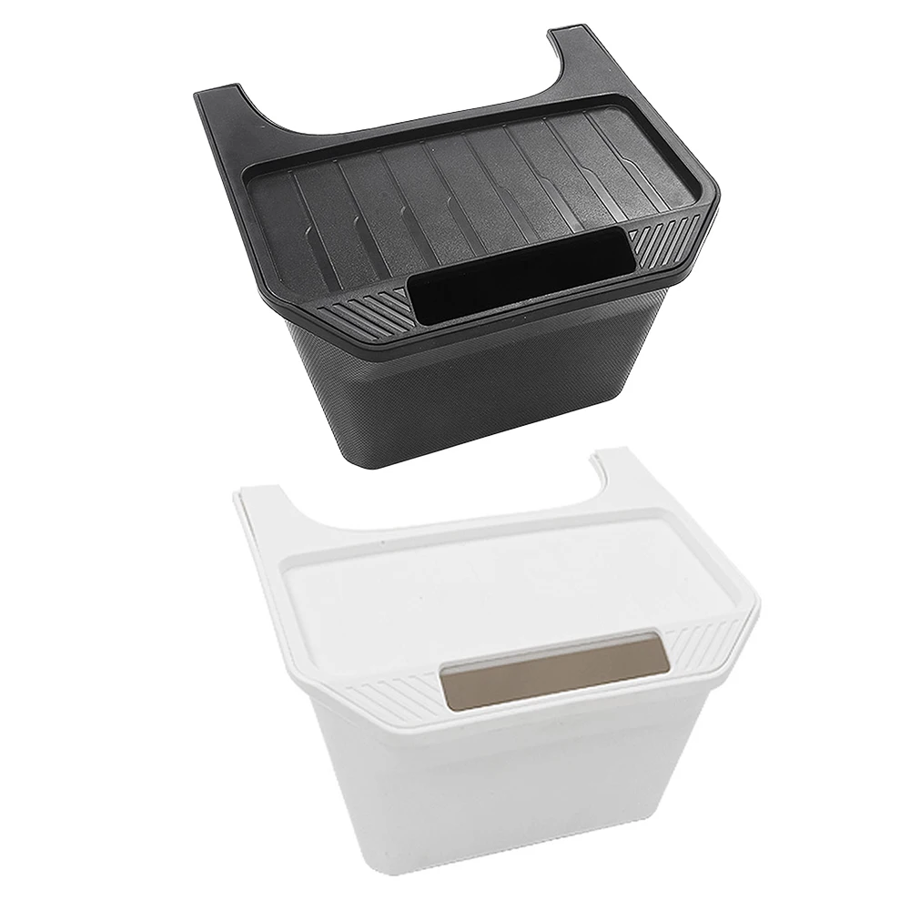 

1pc Black/White Car Rear Central Control Storage Box for Tesla Model Y 2021 2022 2023