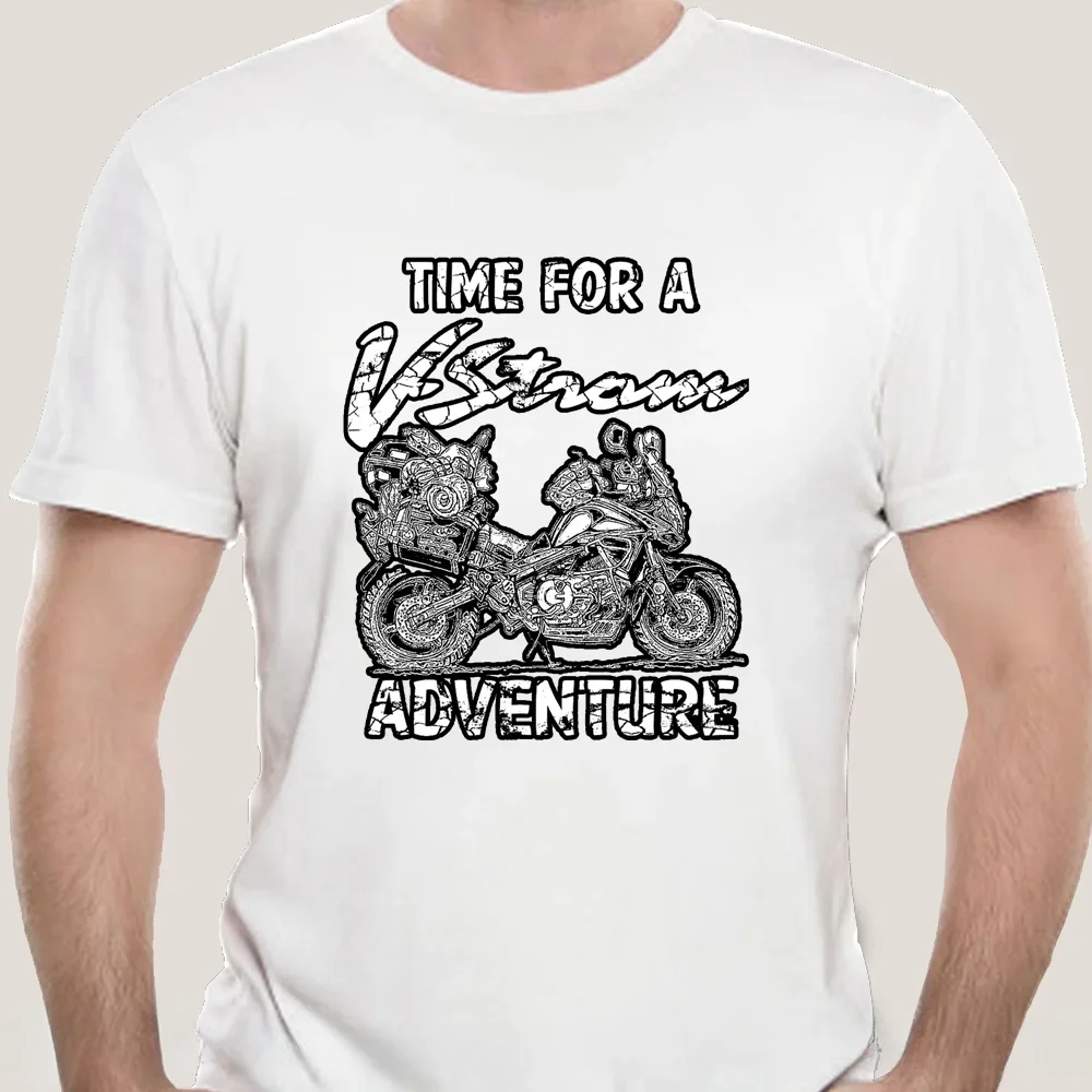 Motorrad Suz DL1000 DL650 Strom Vstrom Adventure Повседневная Футболка Унисекс Высококачественная Из