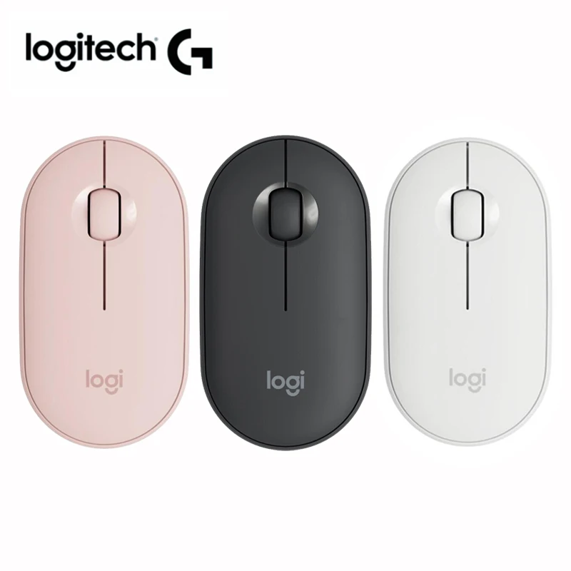 

Original Logitech Pebble Wireless Bluetooth Mouse 1000DPI High Precision Optical Tracking Mice silent mouse for laptop pc