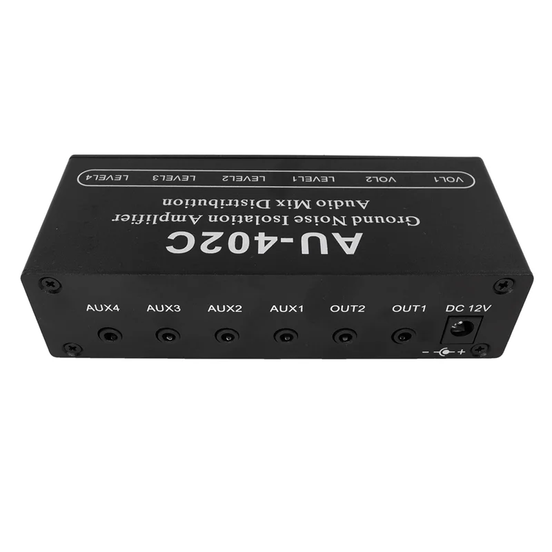 AU-402C Audio смешанный дистрибьютор переключатель сигнала 4 входа 2 выхода RCA