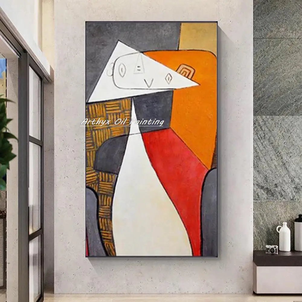 

Arthyx Hand Painted Copy Famous Oil Painting On Canvas Modern Abstract Figure Wall Art Picture For Living Beroom Home Decoration