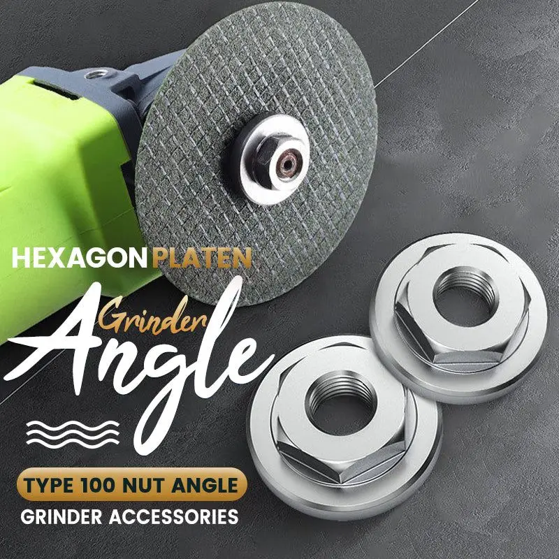 

Angle Grinder Pressing Plate Accessories Hexagonal Pressing Plate Special Upper And Lower Pressing Plates For 100 Angle Grinder