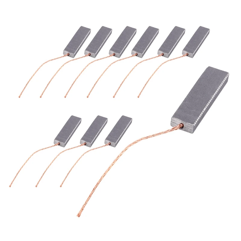 

Top Deals 10Pcs Carbon Brushes Motor Carbon Brushes For Siemens Drum Type Washing Machine Parts 5X13.5X40mm