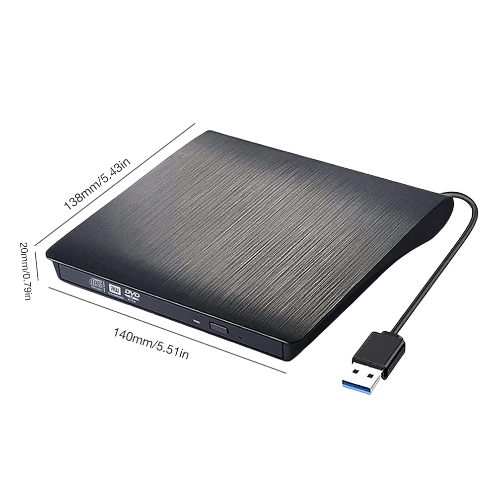 Оптический привод USB 3,0USB 3,0 + Type-C, тонкий внешний корпус для DVD, SATA на USB, CD, ROM, коробка с отверстиями USB на SSD, 9,5 мм12,7 мм (art.: 3920c9316ff4e) - 3920c9316ff4e