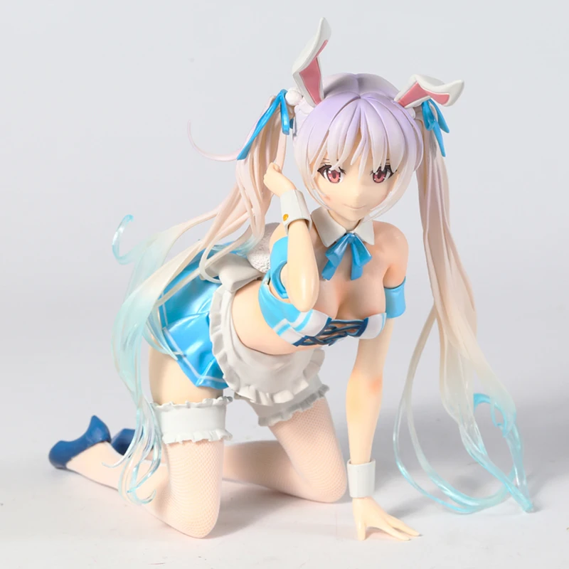 

BINDing Chris Aqua Blue Bunny Girl Ver. 1/4 Scale PVC Figure Collectible Model Toy Beauty Figurine Gift