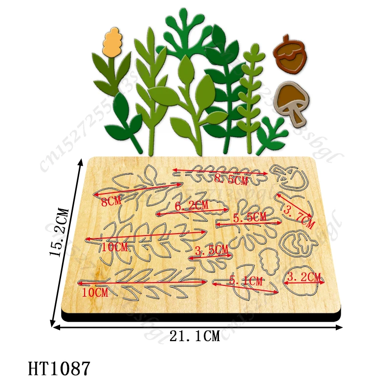 

Leaf Cutting dies - New Die 2022 Cutting And Wooden Mold,HT1087 Suitable For Common Die Cutting Machines On The Market.
