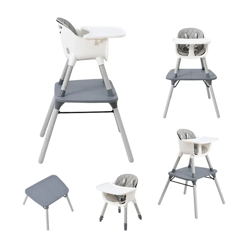 

Многофункциональный Детский съемный высокий обеденный стул 2-в-1 комбинированный простой стул для кормления детский обеденный стол и стул