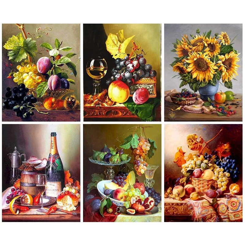 

Набор для рисования по номерам на холсте «сделай сам»