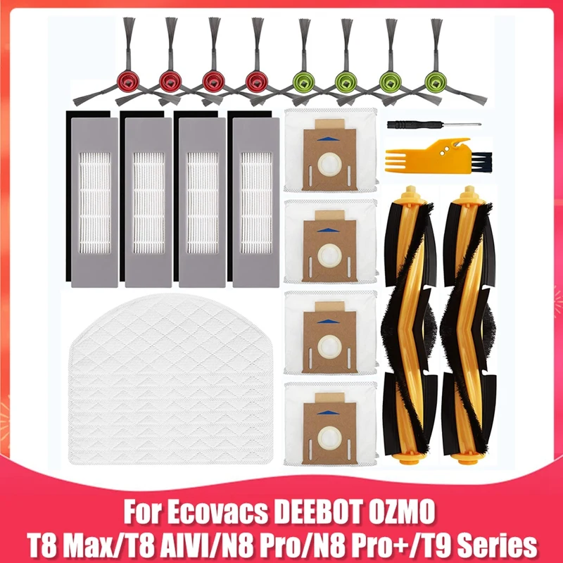 

Replacement Parts For Ecovacs DEEBOT OZMO T8 AIVI T8 Max N8 Pro/N8 Pro+ Robot Vacuum Cleaner