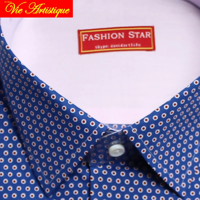 На заказ сделанное на мужское Хлопковое платье с цветочным принтом рубашки