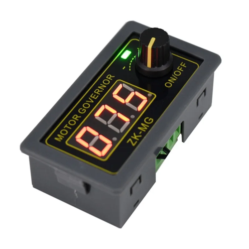 

Taidacent Digital Tube Display PWM DC Motor Governor 12V 24V Motor Control PWM Brush DC Motor Speed Controller Soft Start Switch