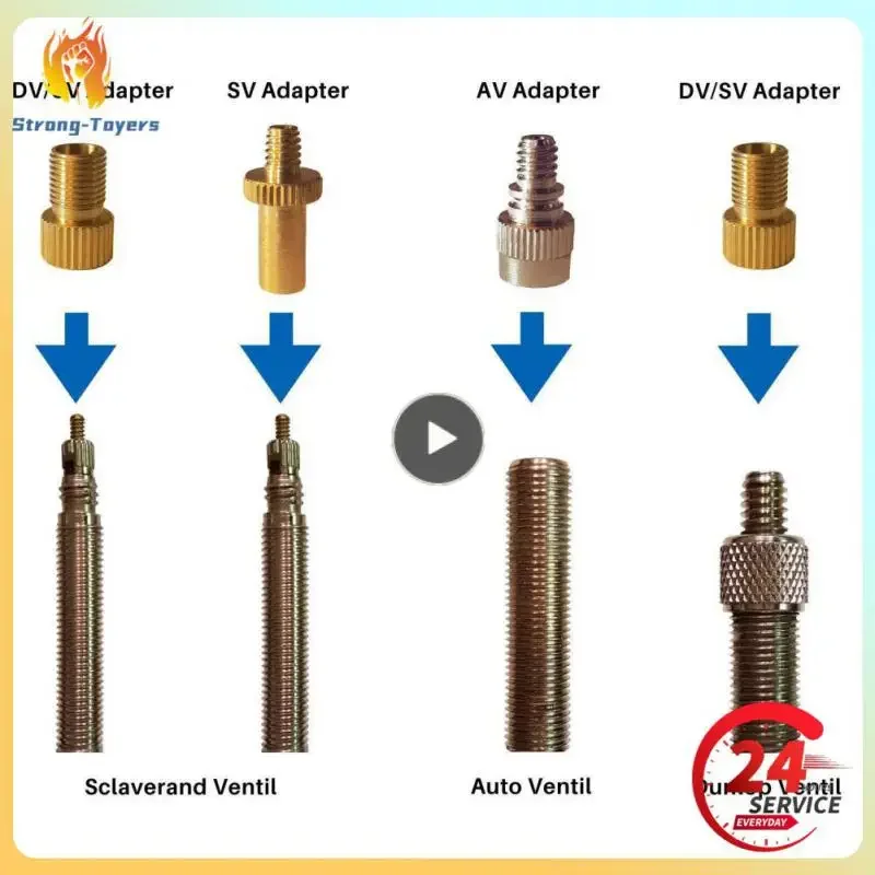 Valve Adapter Set Wheels Gas Nozzle Tube Tool SV AV DV Set Valve ...