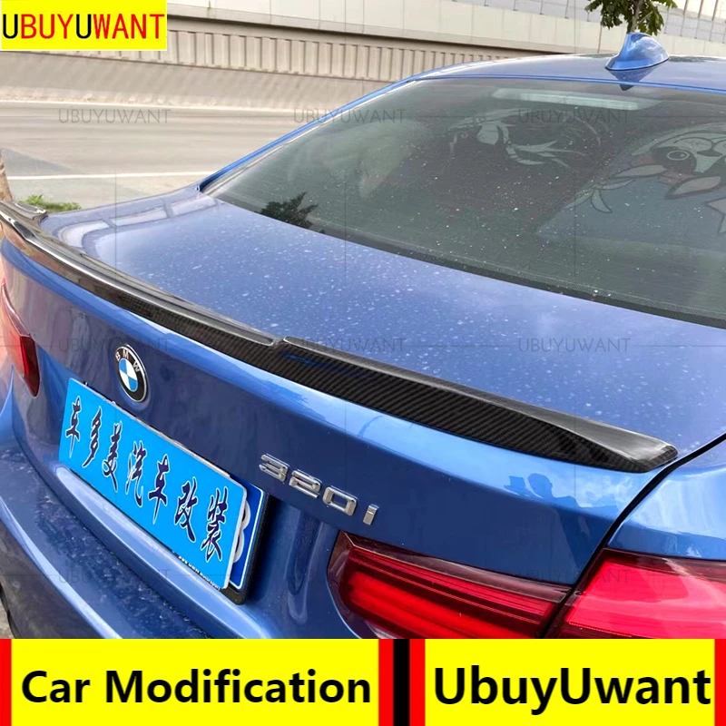 

UBUYUWANT для BMW F30 F35 M3 320i 320li 325li 328i 2012-2017, автомобильный багажник из настоящего углеродного волокна в стиле CS, спойлер, крышка крыла, большой