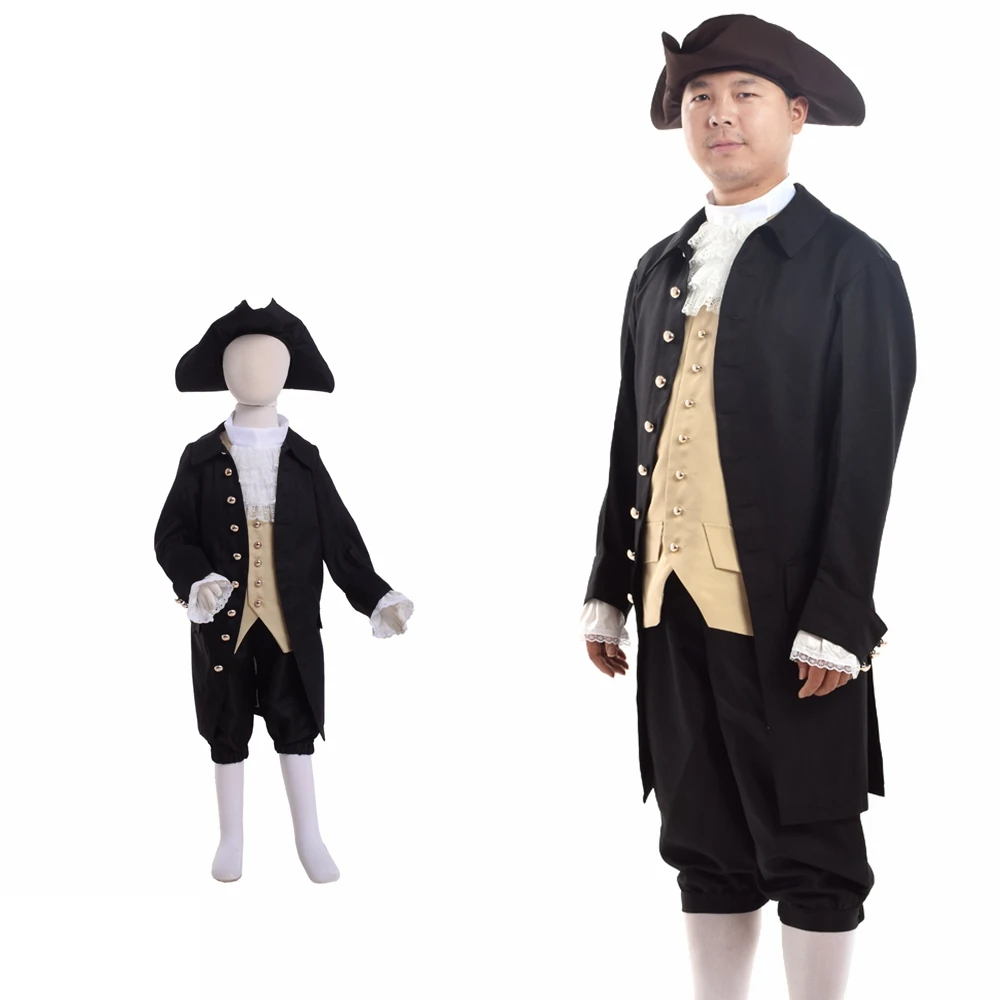 

Американский Вашингтон, мужские костюмы Гамильтона для мальчиков, униформа